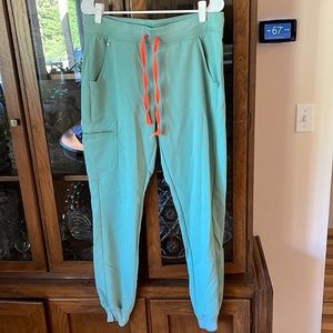 Green FIGS Joggers Medium Tall